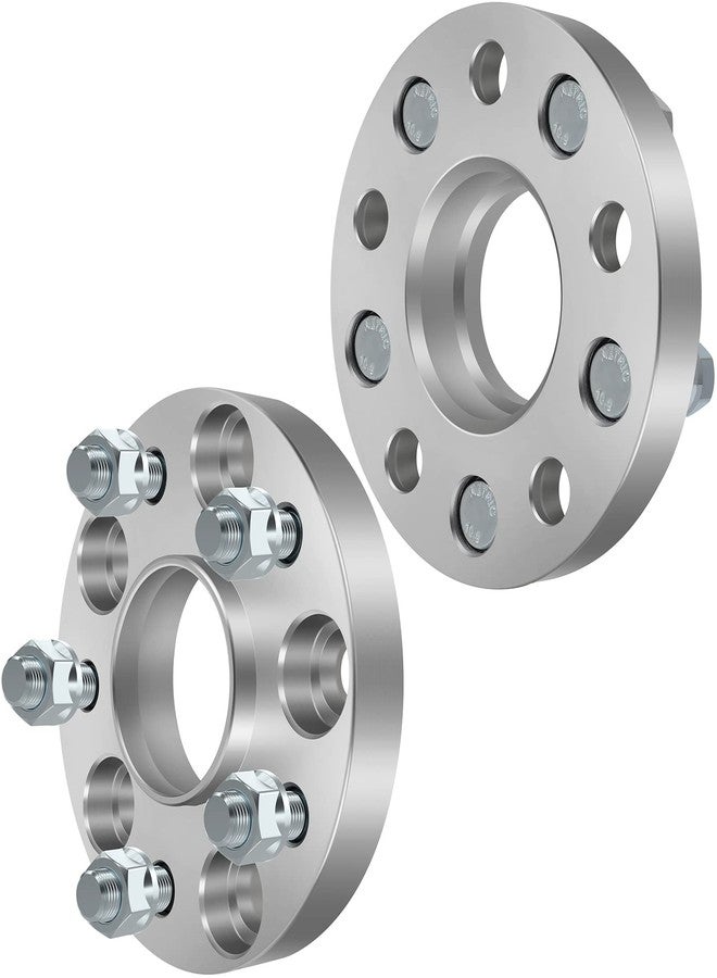 OCPTY 5x4.5 to 5x4.5 Wheel Spacers 1inch (25mm) Spacers 5x114.3 64.1mm Hub Bore 12x1.5 Thread Hubcentric Wheel Spacers Adapters fit for 2015-2017 for TLX 2006-2015 for Civic (2PCS) - Image 1